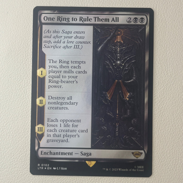 One Ring to Rule Them All - Foil - The Lord of the Rings: Tales of Middle-earth 0102