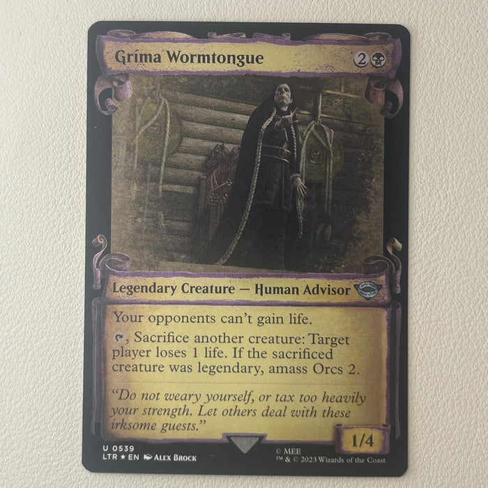 Gríma Wormtongue - Foil - The Lord of the Rings: Tales of Middle-earth 0539