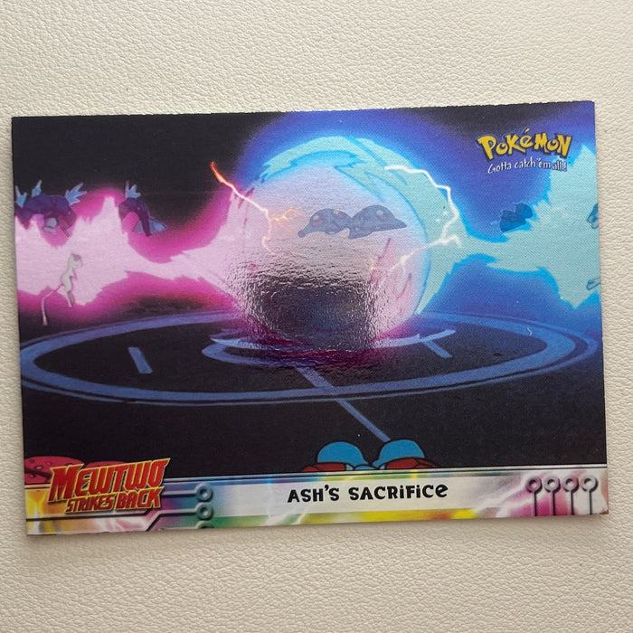 Ash's Sacrifice - Foil - 1999 Topps Pokemon The First Movie 36