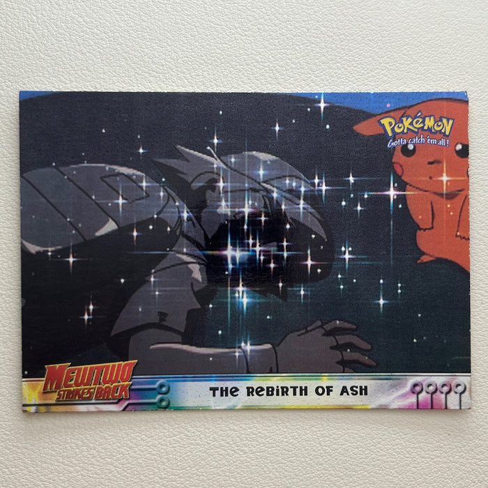 The Rebirth Of Ash - Texture Holo - 1999 Topps Pokemon The First Movie 38