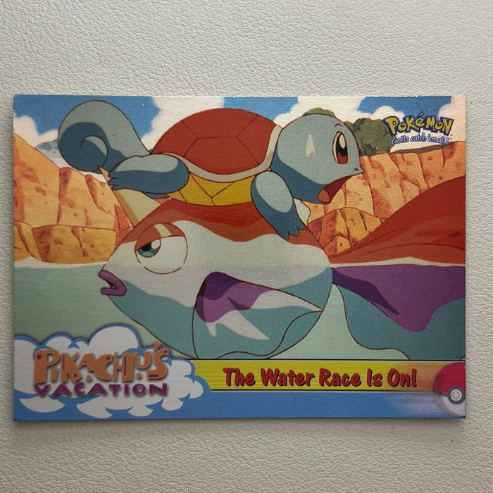 The Water Race Is On! - Foil - 1999 Topps Pokemon The First Movie 47