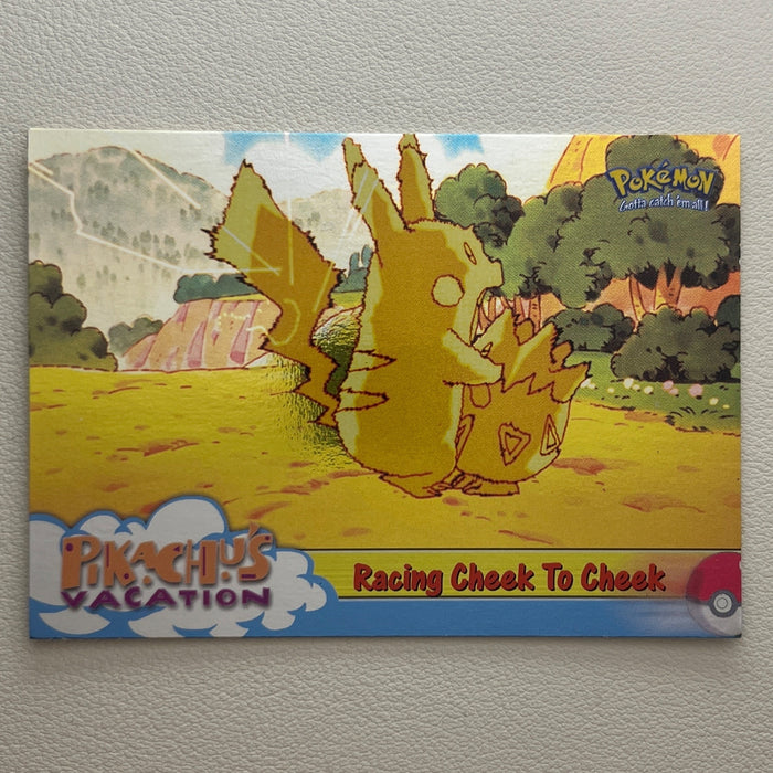 Racing Cheek To Cheek - Foil - 1999 Topps Pokemon The First Movie 48