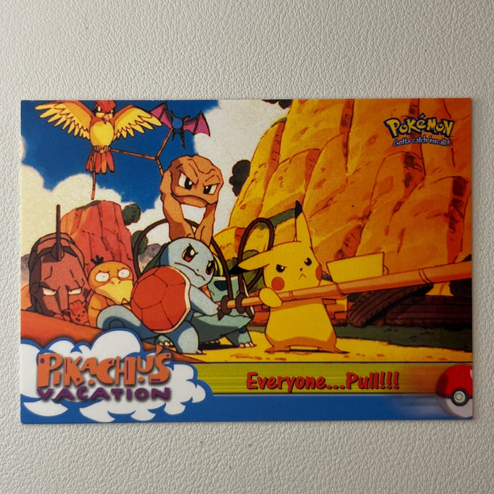 Everyone...Pull!!! - 1999 Topps Pokemon The First Movie 52