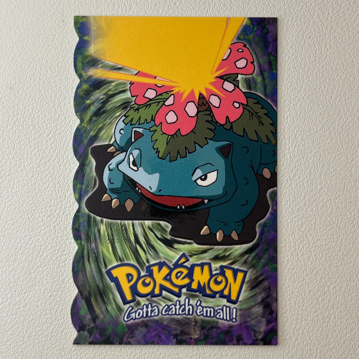 Venusaur - Die Cut - 1999 Topps Pokemon The First Movie 3 of 12