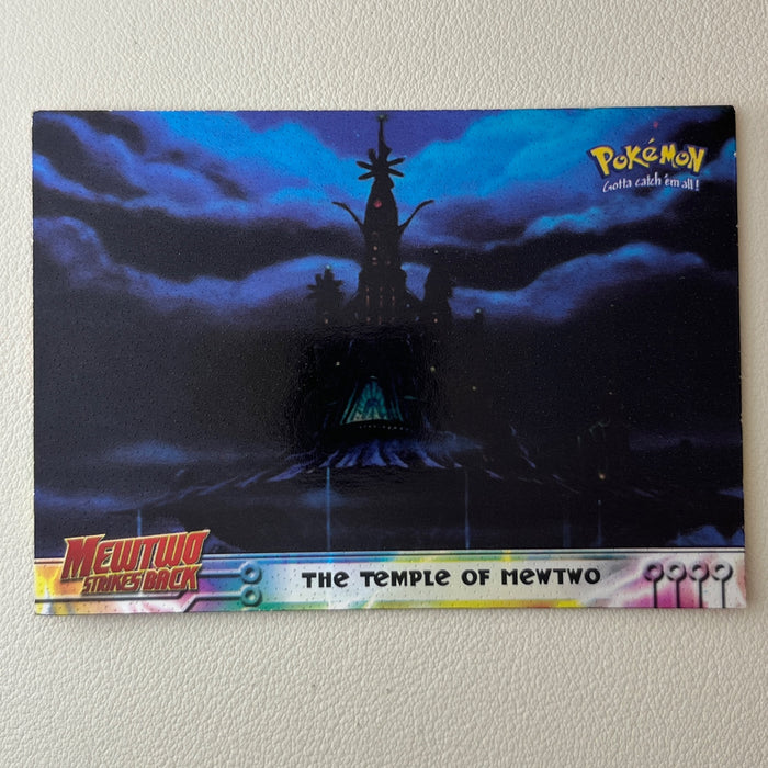 The Temple Of Mewtwo - Texture Holo - 1999 Topps Pokemon The First Movie 18