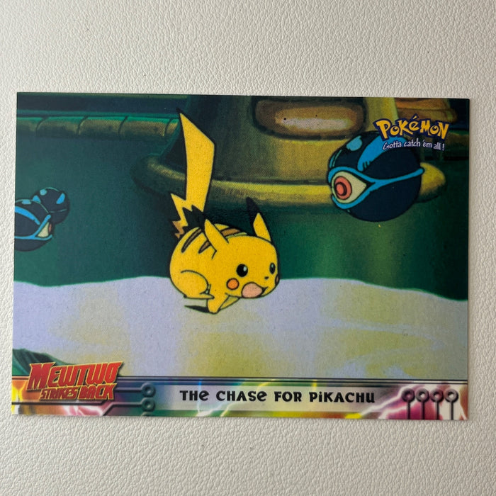 The Chase For Pikachu - 1999 Topps Pokemon The First Movie 28