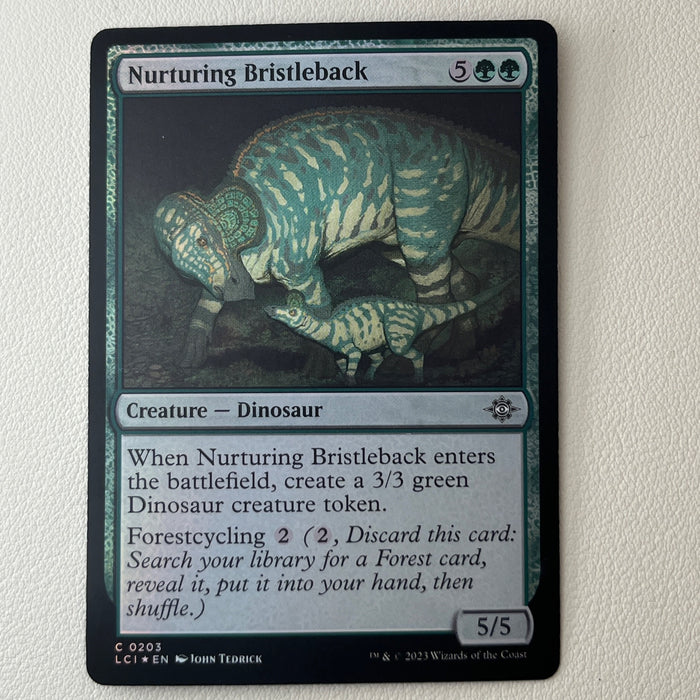Nurturing Bristleback - Foil - The Lost Caverns of Ixalan 0203