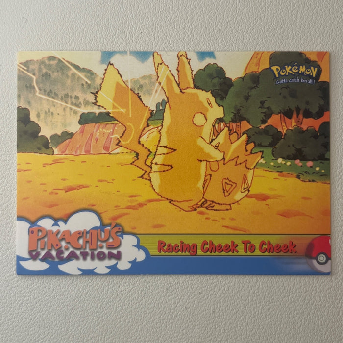 Racing Cheek To Cheek - 1999 Topps Pokemon The First Movie 48
