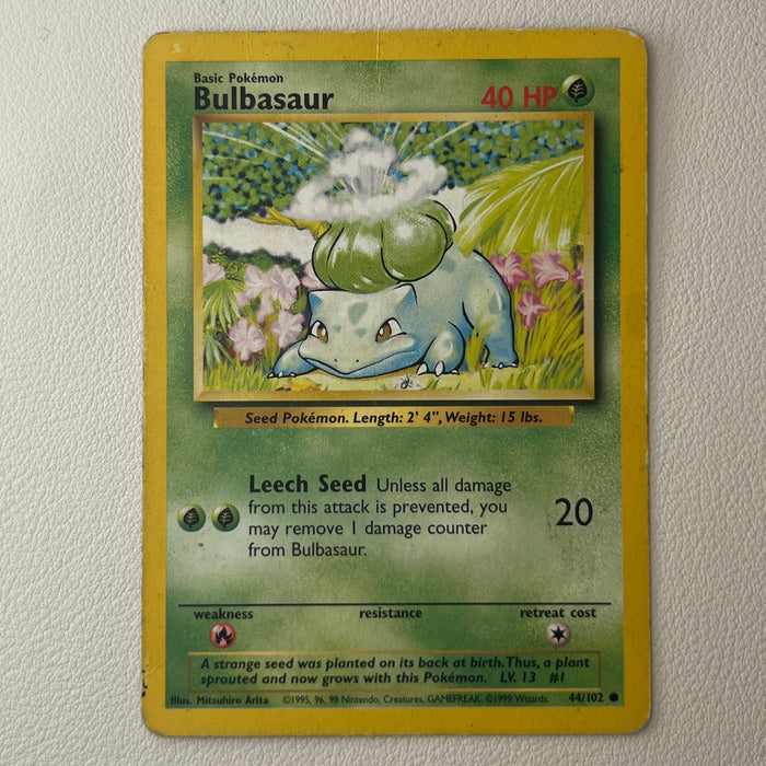 Bulbasaur - Unlimited - Base Set 44/102