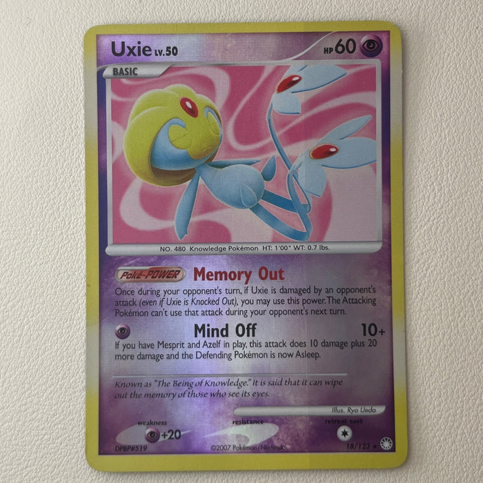 Uxie - Reverse Holo - Mysterious Treasures 18/123