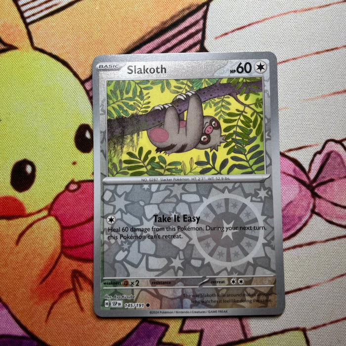 Slakoth - Reverse Holo - Surging Sparks 145/191