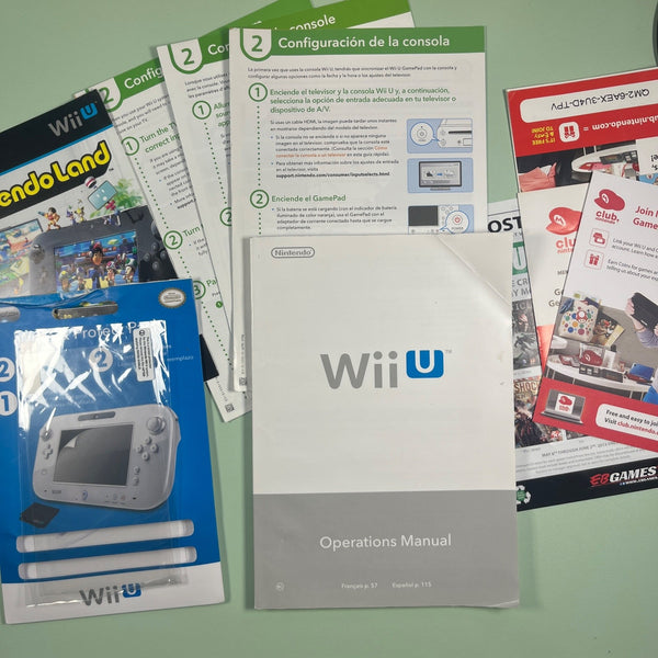 Wii U Operations Manual and Console Inserts manual photo 1