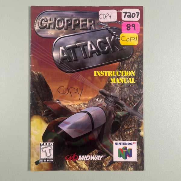 Chopper Attack manual photo 1