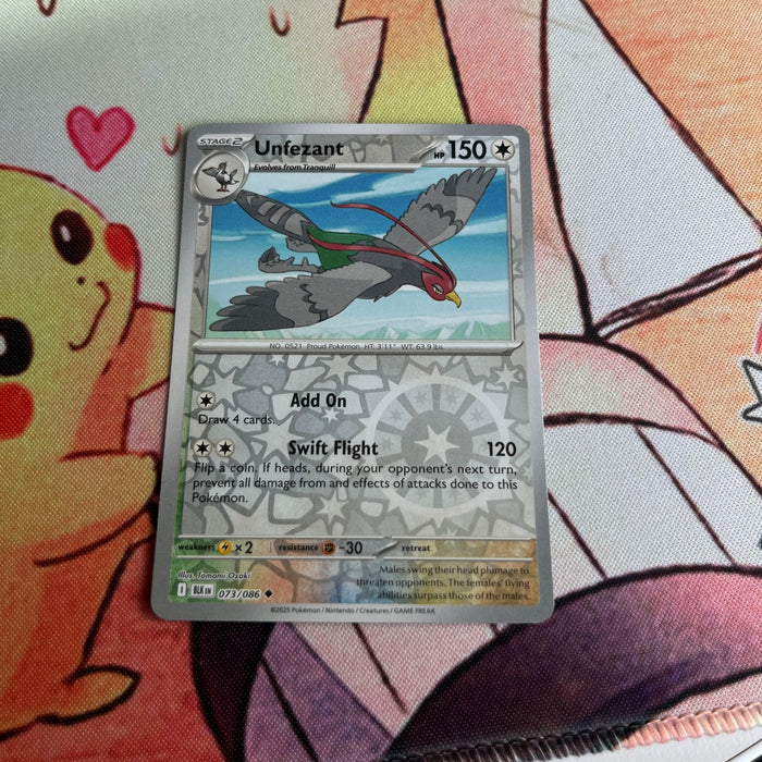 Unfezant - Reverse Holo - Black Bolt 073/086