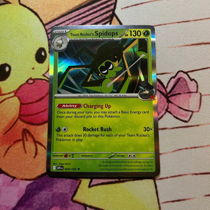 Team Rocket's Spidops - Holo - Destined Rivals 020/182