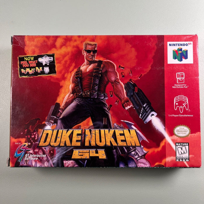 Duke Nukem 64 N64 Nintendo 64 Original Box Only - Sharp, No Game