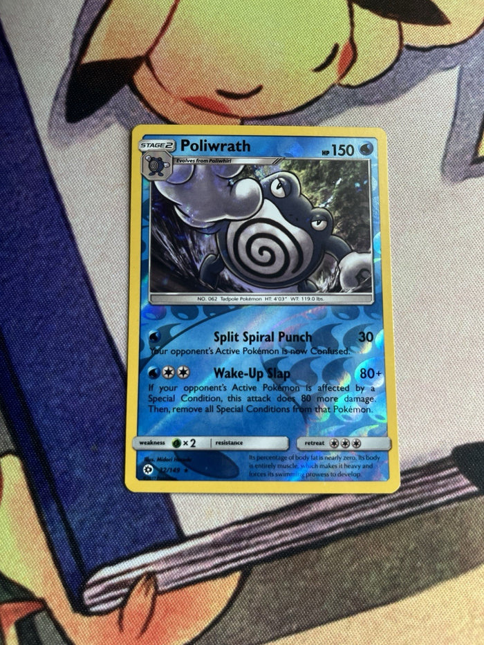 Poliwrath - Reverse Holo - SM Base Set 32/149