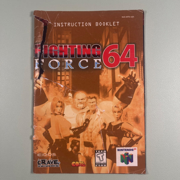 Fighting Force 64 manual photo 1