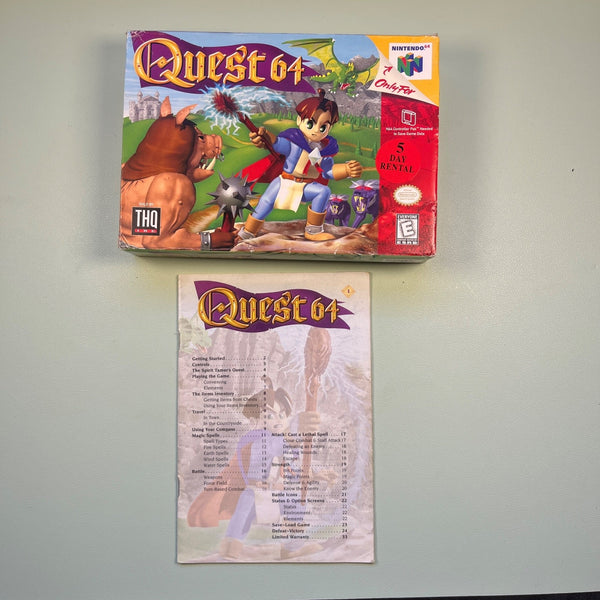 Quest 64 box photo 1