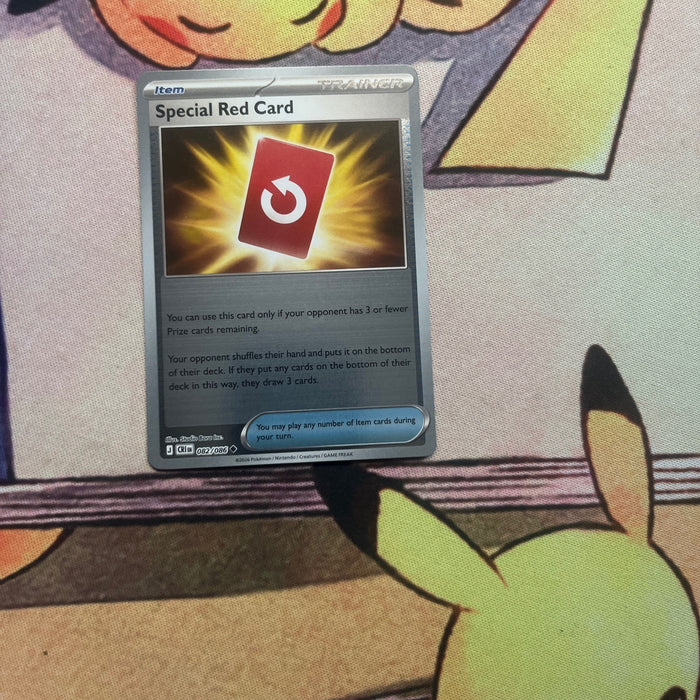 Special Red Card - Reverse Holo - Chaos Rising 082/086