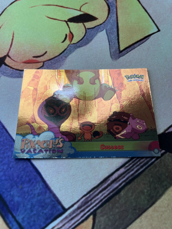 Success! - Foil - 1999 Topps Pokemon The First Movie 55
