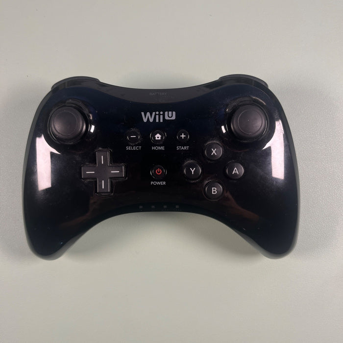 Nintendo Wii U Pro Controller Black Official WUP-005 - Tested