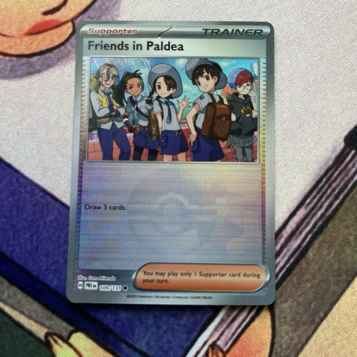 Friends in Paldea - Pokeball Reverse Holo - Prismatic Evolutions 109/131