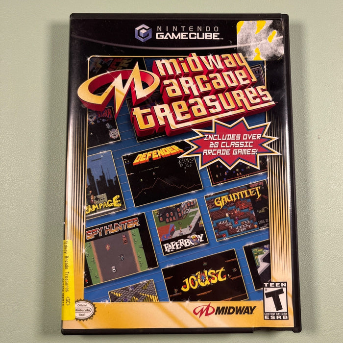Midway Arcade Treasures Nintendo GameCube Complete CIB with Manual - Tested