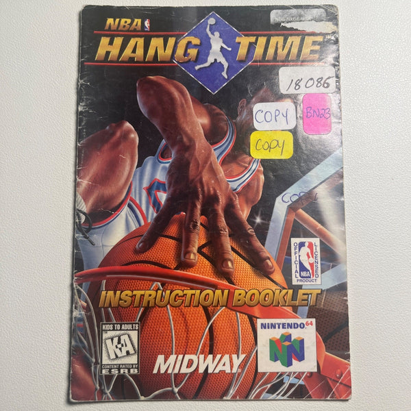 NBA Hang Time manual photo 1