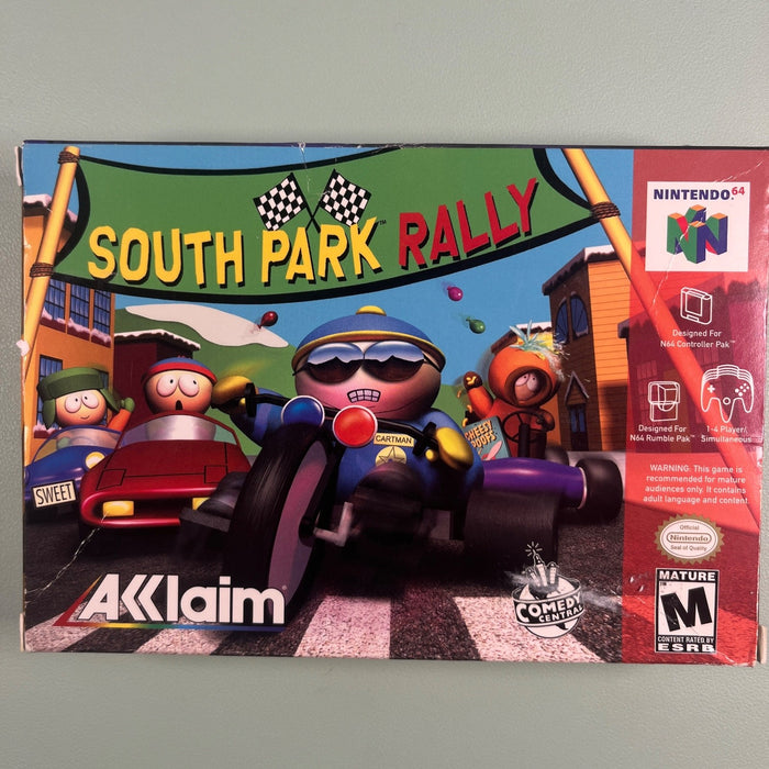 South Park Rally N64 Nintendo 64 Original Box Only with Liner