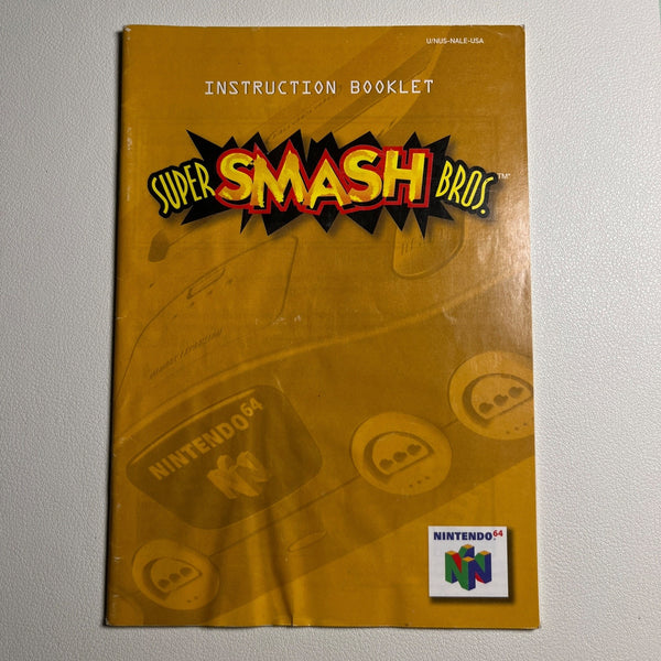 Super Smash Bros. manual photo 1