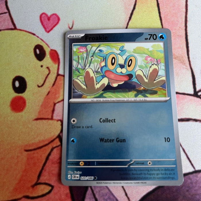 Froakie - Reverse Holo - Chaos Rising 020/086