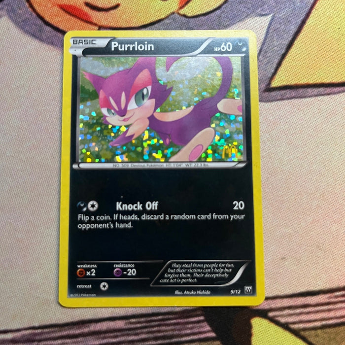 Purrloin - Confetti Holo - McDonald's Collection 2012 9/012
