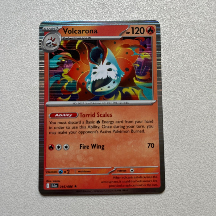 Volcarona - Holo - Black Bolt 016/086