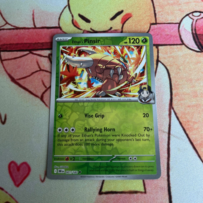 Ethan's Pinsir - Reverse Holo - Destined Rivals 001/182