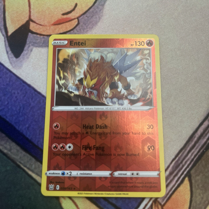 Entei - Reverse Holo - Battle Styles 020/163