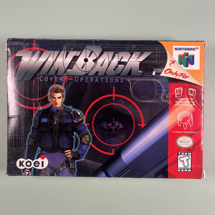 WinBack Covert Operations N64 Nintendo 64 Original Box Only