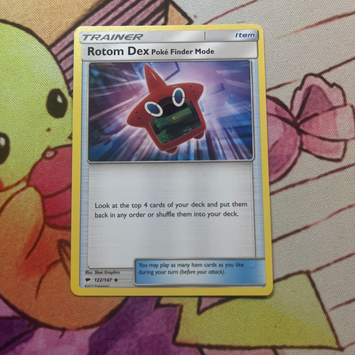 Rotom Dex Poke Finder Mode - Burning Shadows 122/147
