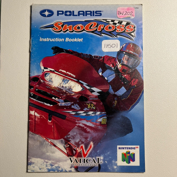 Polaris SnoCross manual photo 1