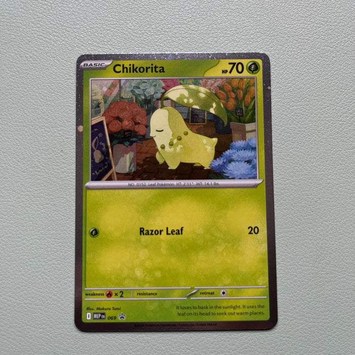 Chikorita - Cosmos Holo - MEP Black Star Promos 069