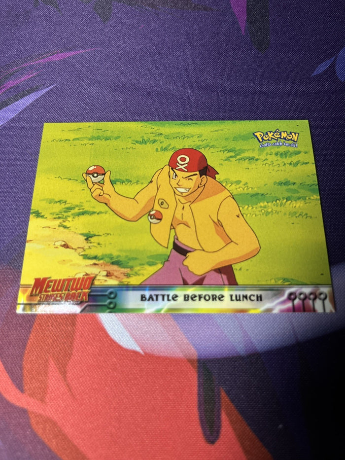 Battle Before Lunch - 1999 Topps Pokemon The First Movie 10