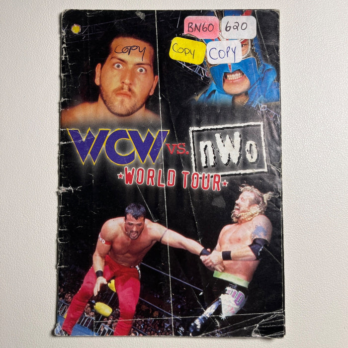 WCW vs nWo World Tour N64 Nintendo 64 Original Instruction Manual Only