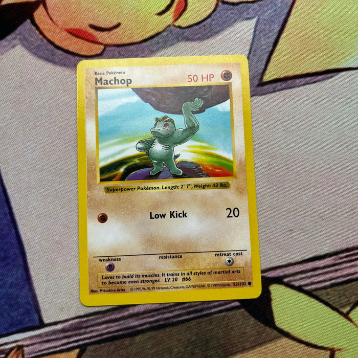Machop - Shadowless - Base Set 52/102