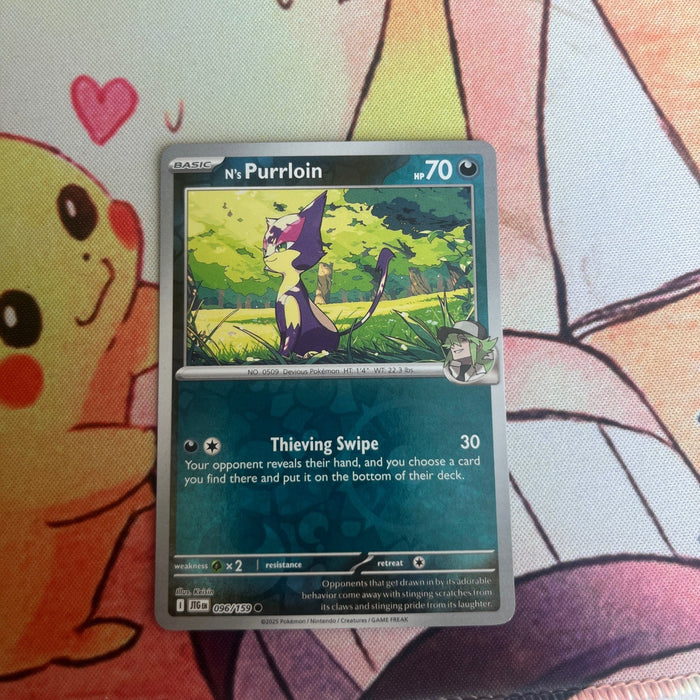 N's Purrloin - Reverse Holo - Journey Together 096/159