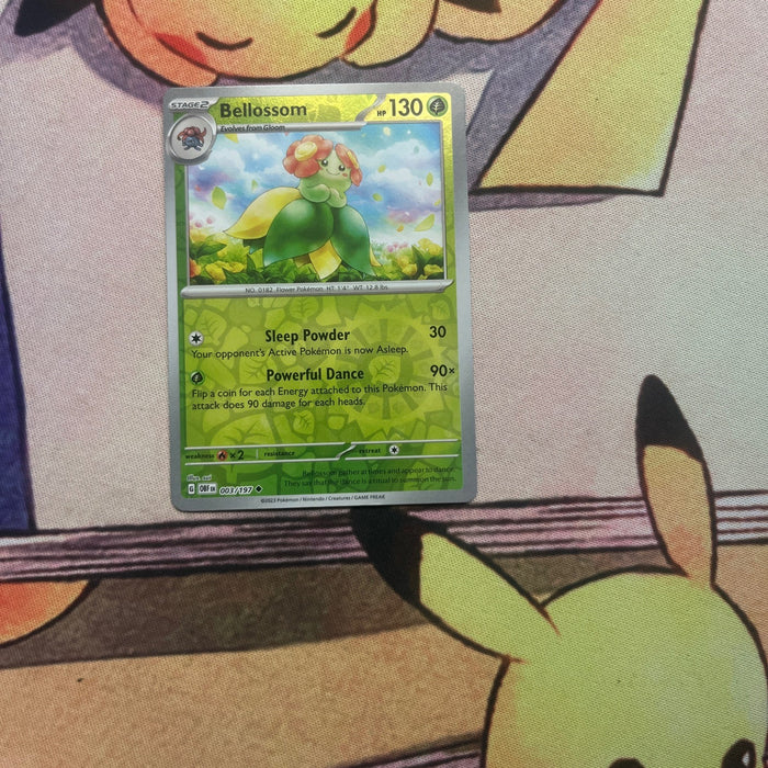 Bellossom - Reverse Holo - Obsidian Flames 003/197