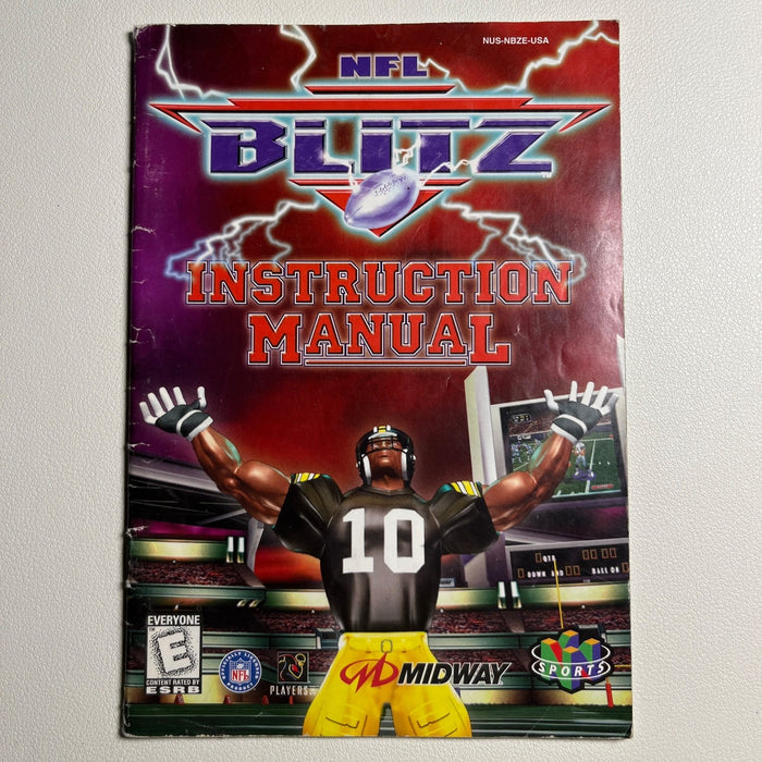 NFL Blitz N64 Nintendo 64 Original Instruction Manual Only