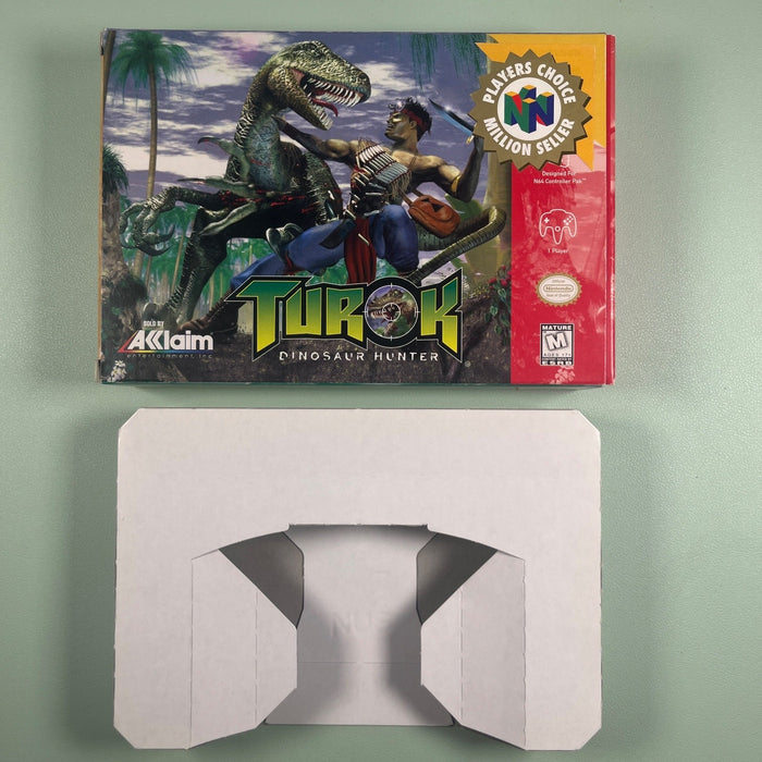 Turok Dinosaur Hunter N64 Nintendo 64 Box Only - Player's Choice