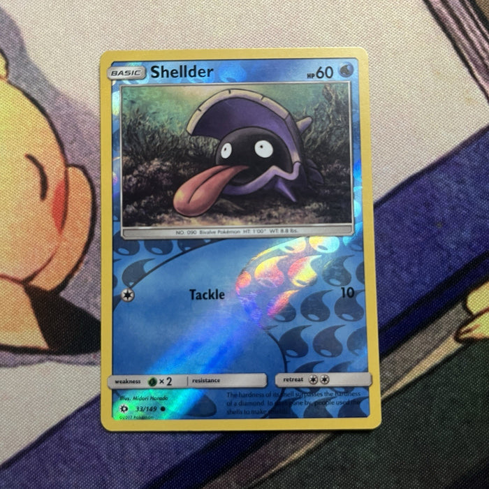 Shellder - Reverse Holo - Sun & Moon 33/149