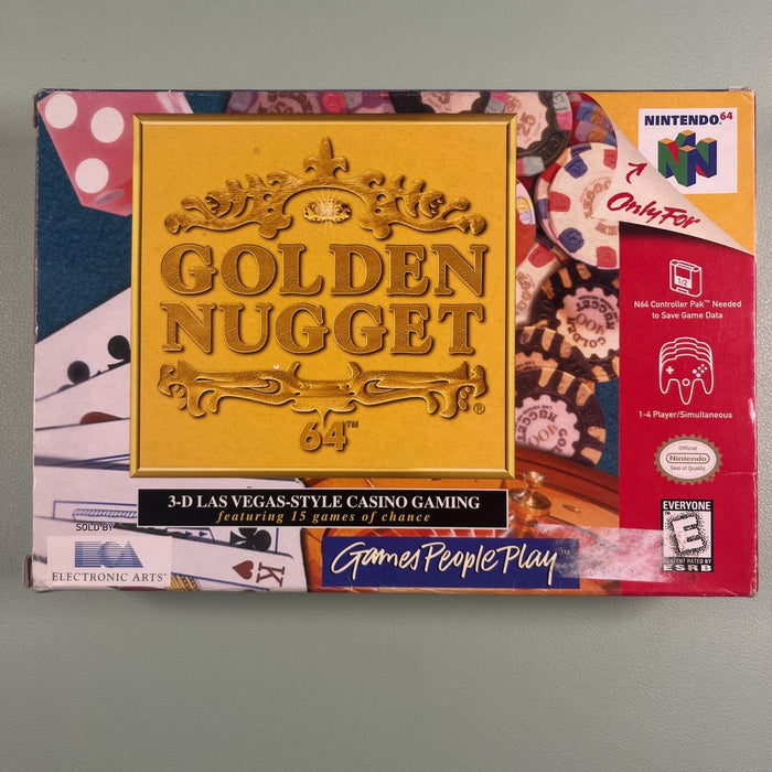 Golden Nugget 64 N64 Nintendo 64 Original Box Only