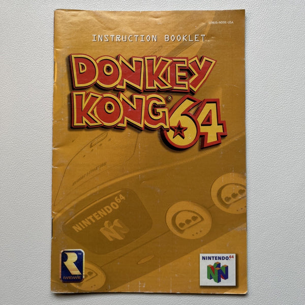 Donkey Kong 64 manual photo 1